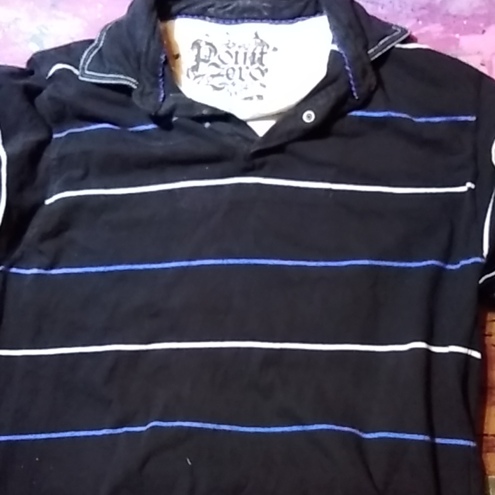 Point zero double collar polo